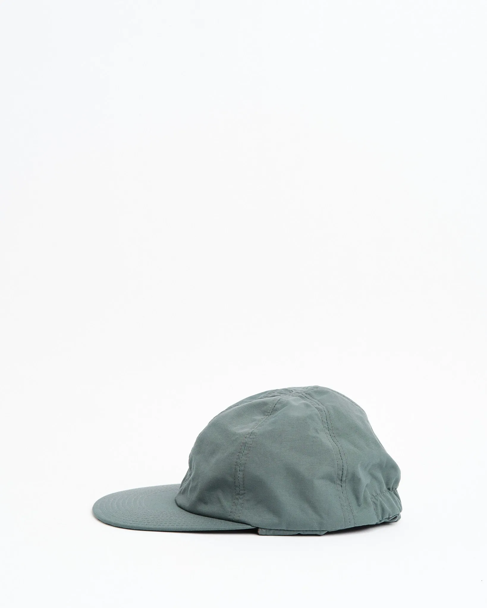 6 Panel Baseball Cap   Ear Flap, Char/Beige