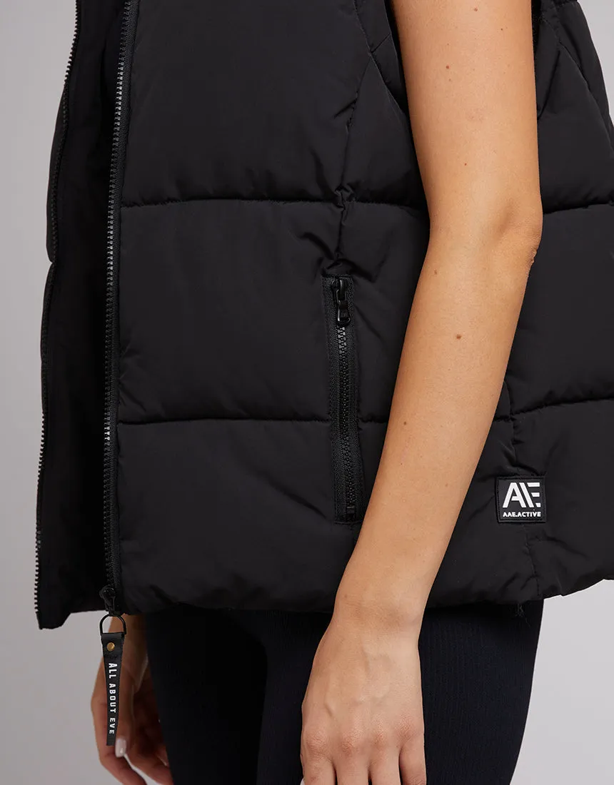 All About Eve Remi Luxe Puffer Vest - Black