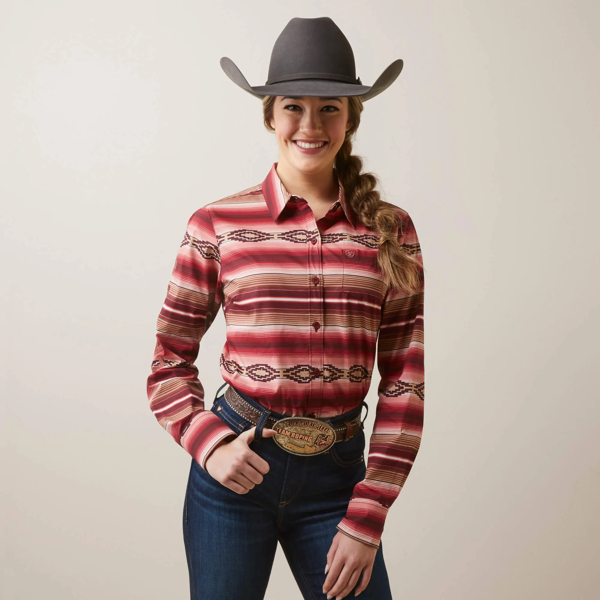 Ariat Women's Wrinkle Resistant Team Kirby Stretch Shirt