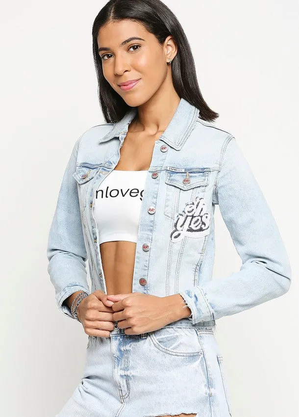 Atlanta Denim Fitted Jacket