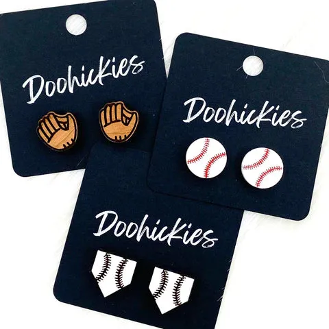 Baseball Gear Studs - Baseball