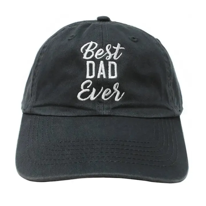 Best Dad Ever Embroidered Baseball Cap