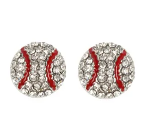 Bling Baseball Studs