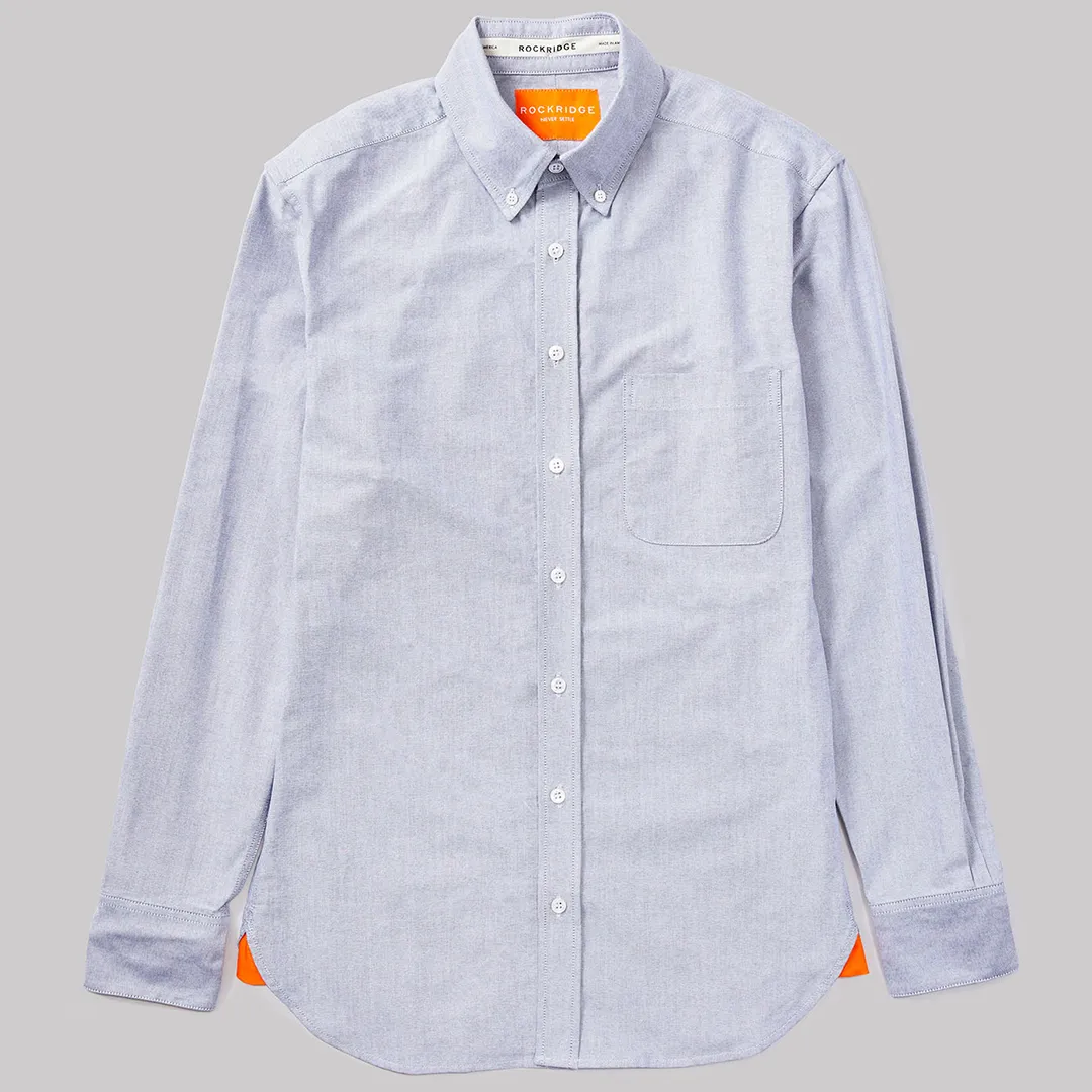 Blue Oxford Button Down Shirt