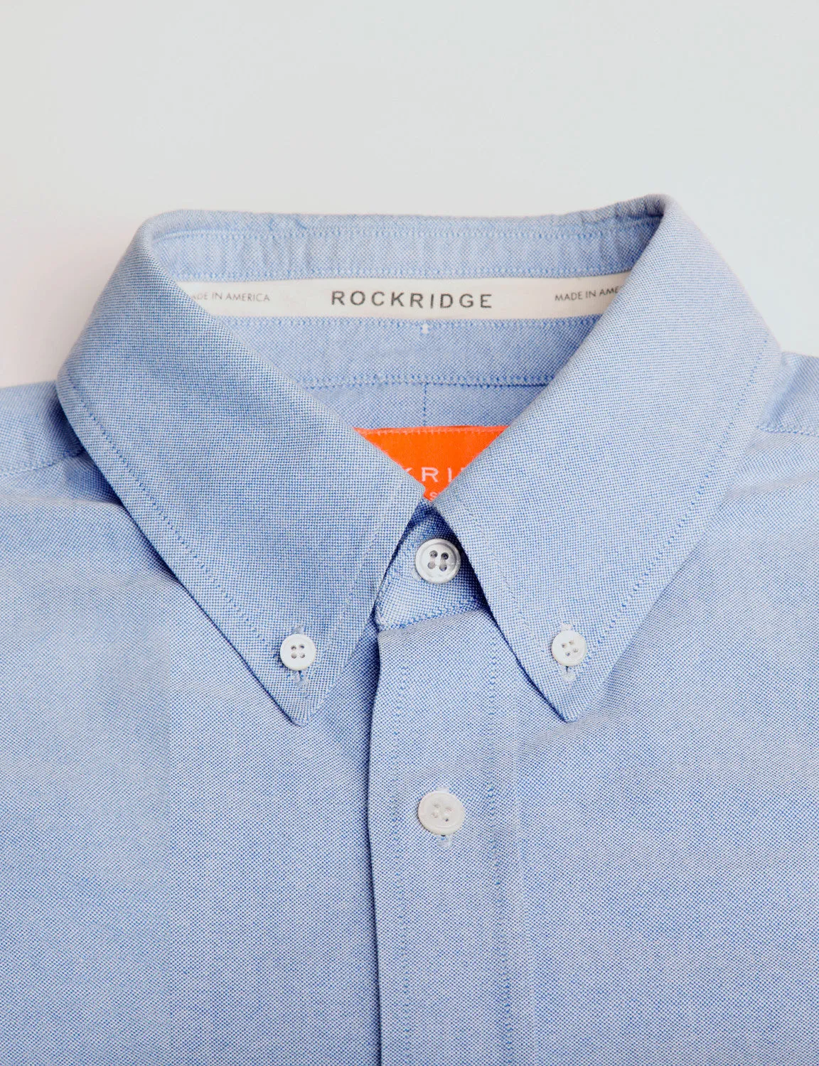 Blue Oxford Button Down Shirt