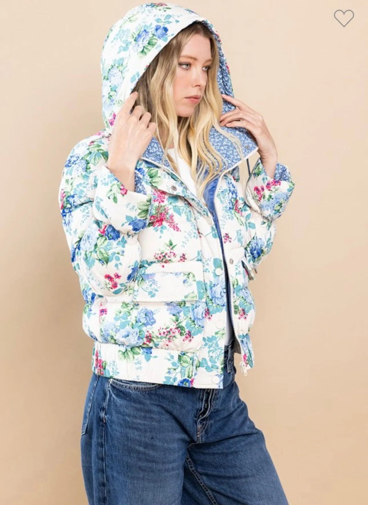 Bouquet Puffer Jacket