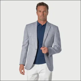 Brook Taverner Leeds Light Blue Linen Jacket<><>