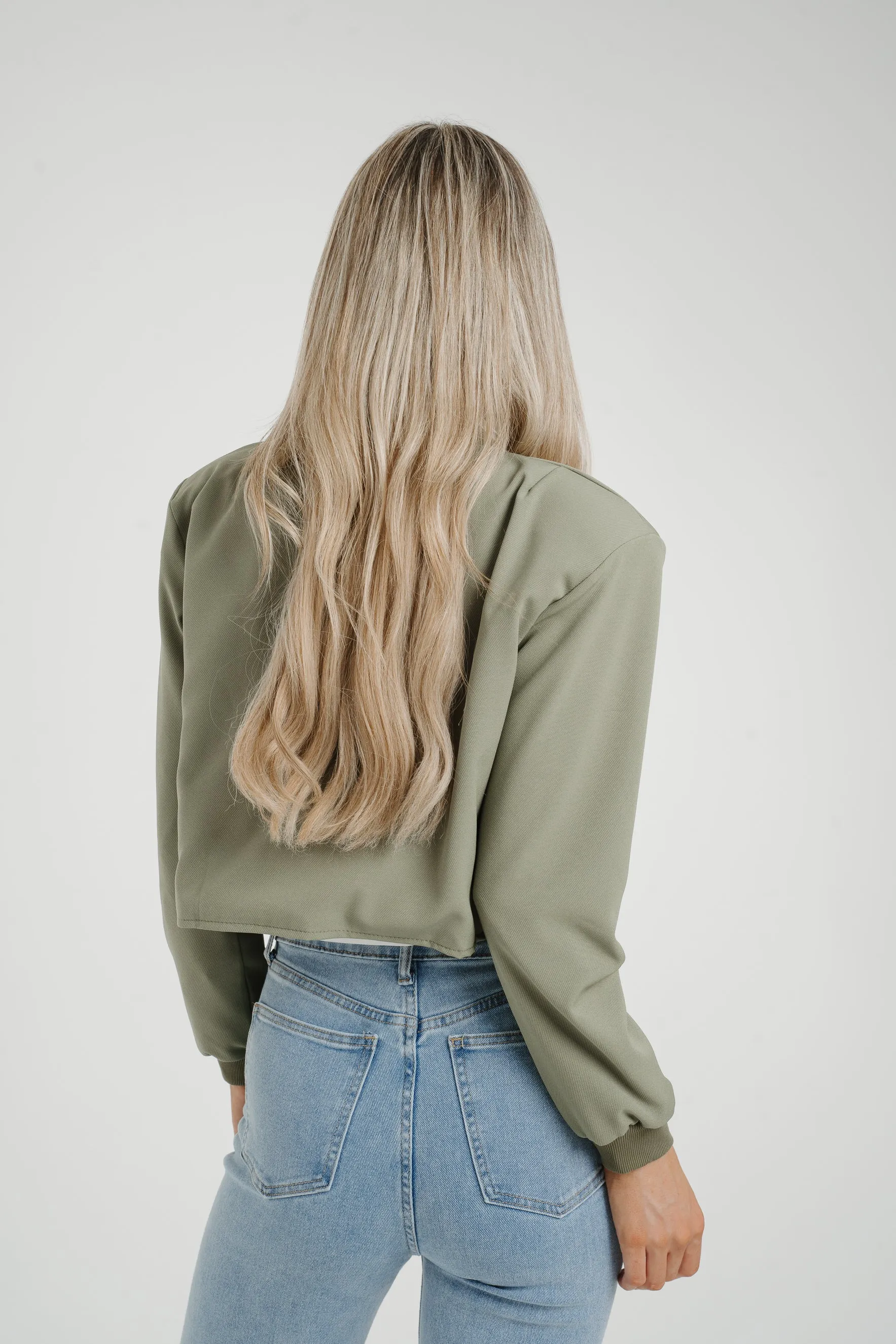 Caitlyn Bomber Jacket In Khaki