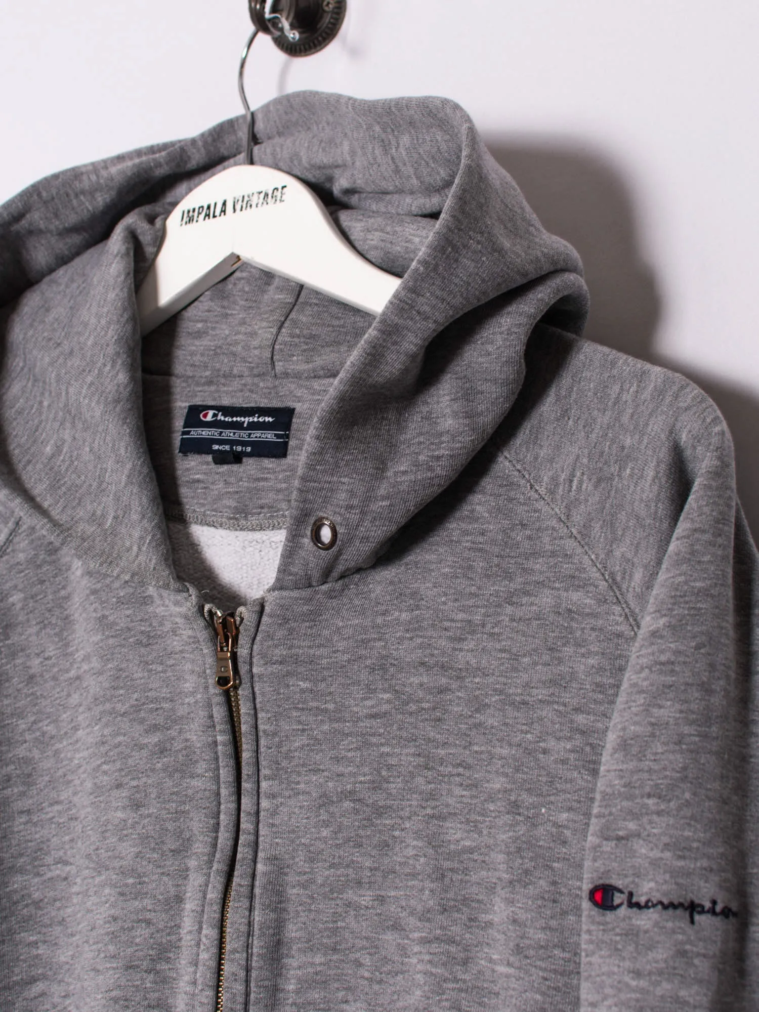 Champion Grey Zipper Hoodie