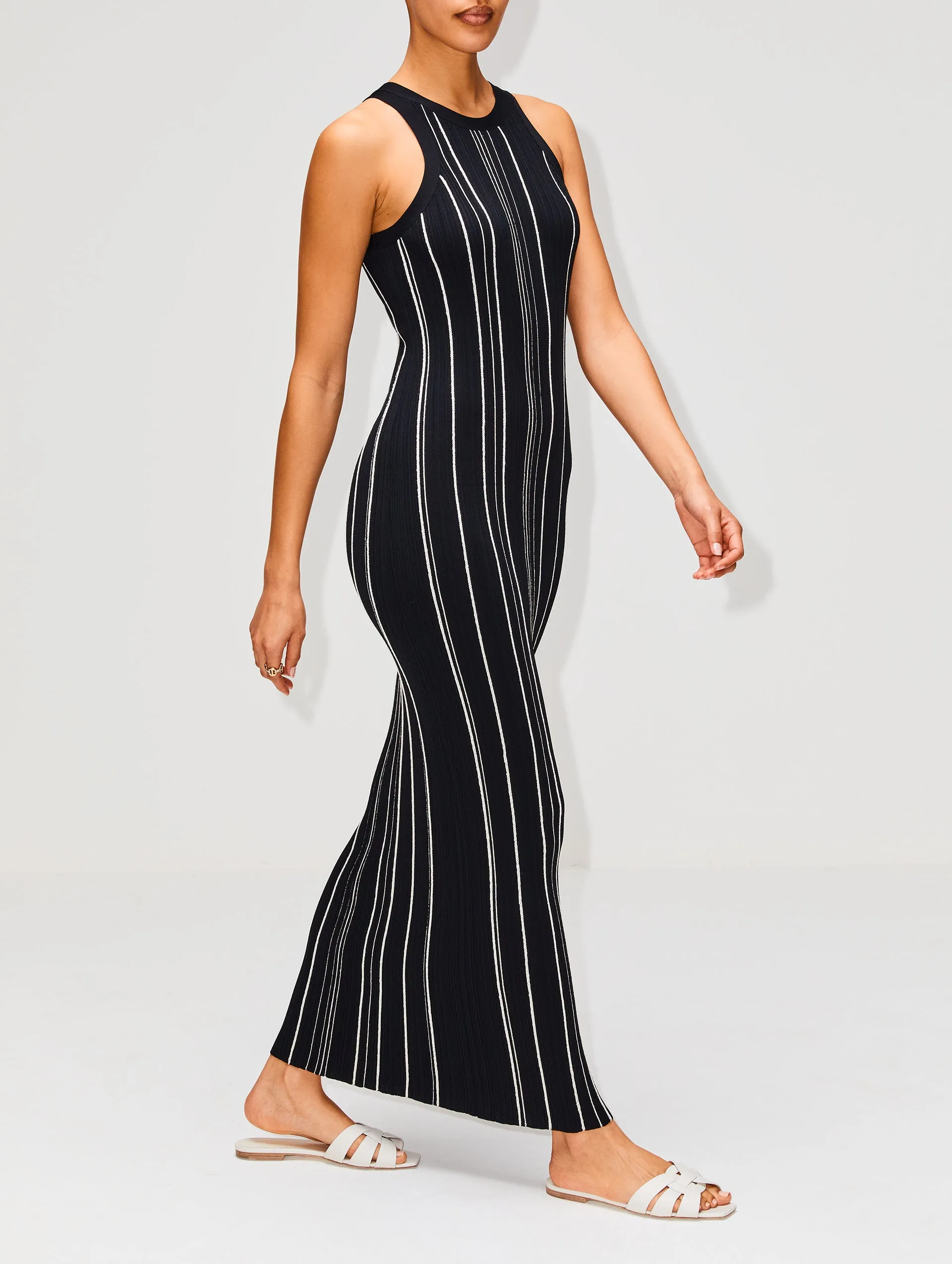 Curved Rib Tank Dress