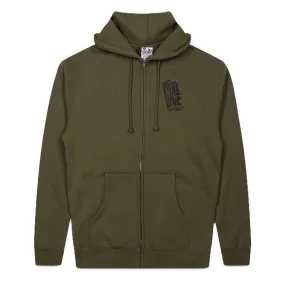 Deep Woods Zipper Hoodie Army