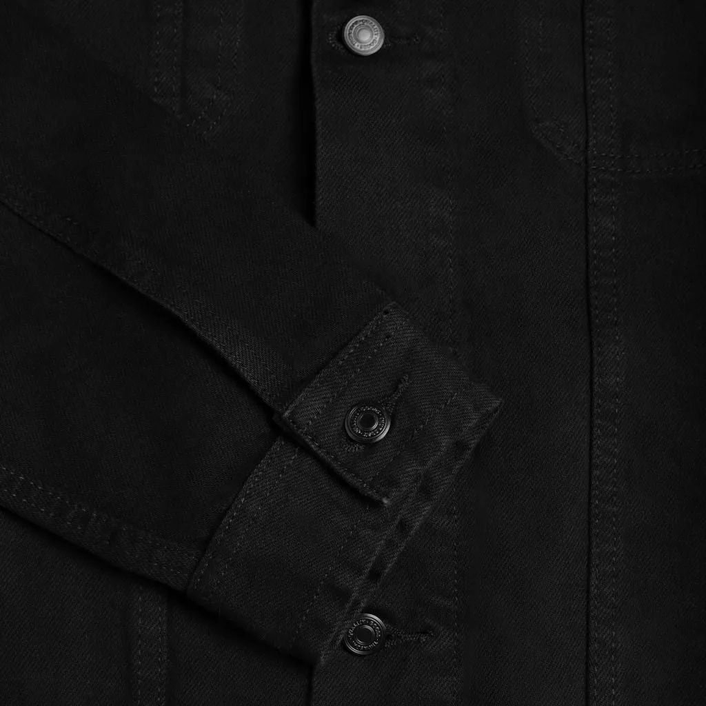 Denim Trucker Jacket | Pitch Black