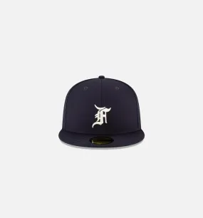 Fear of God Essentials 59FIFTY Fitted Hat Mens Hat - Navy