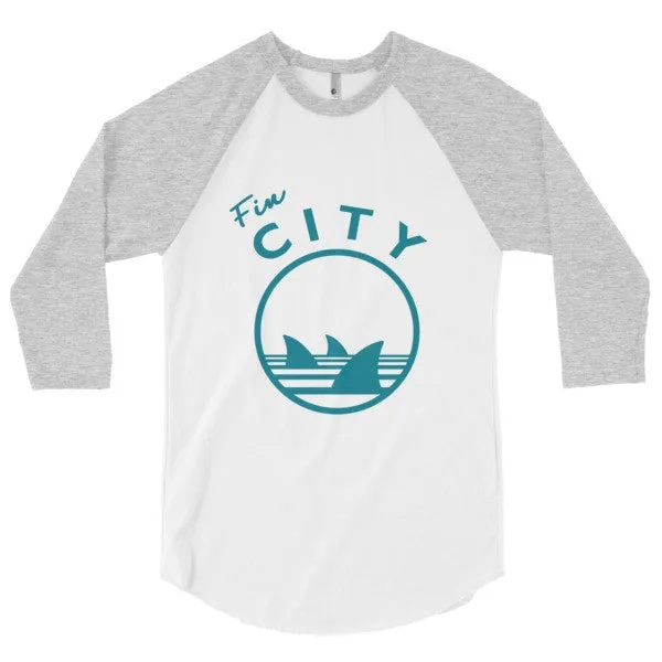 Fin City - 3/4 sleeve raglan shirt