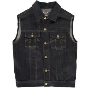 Fit 736 Denim Vest, Indigo Blue