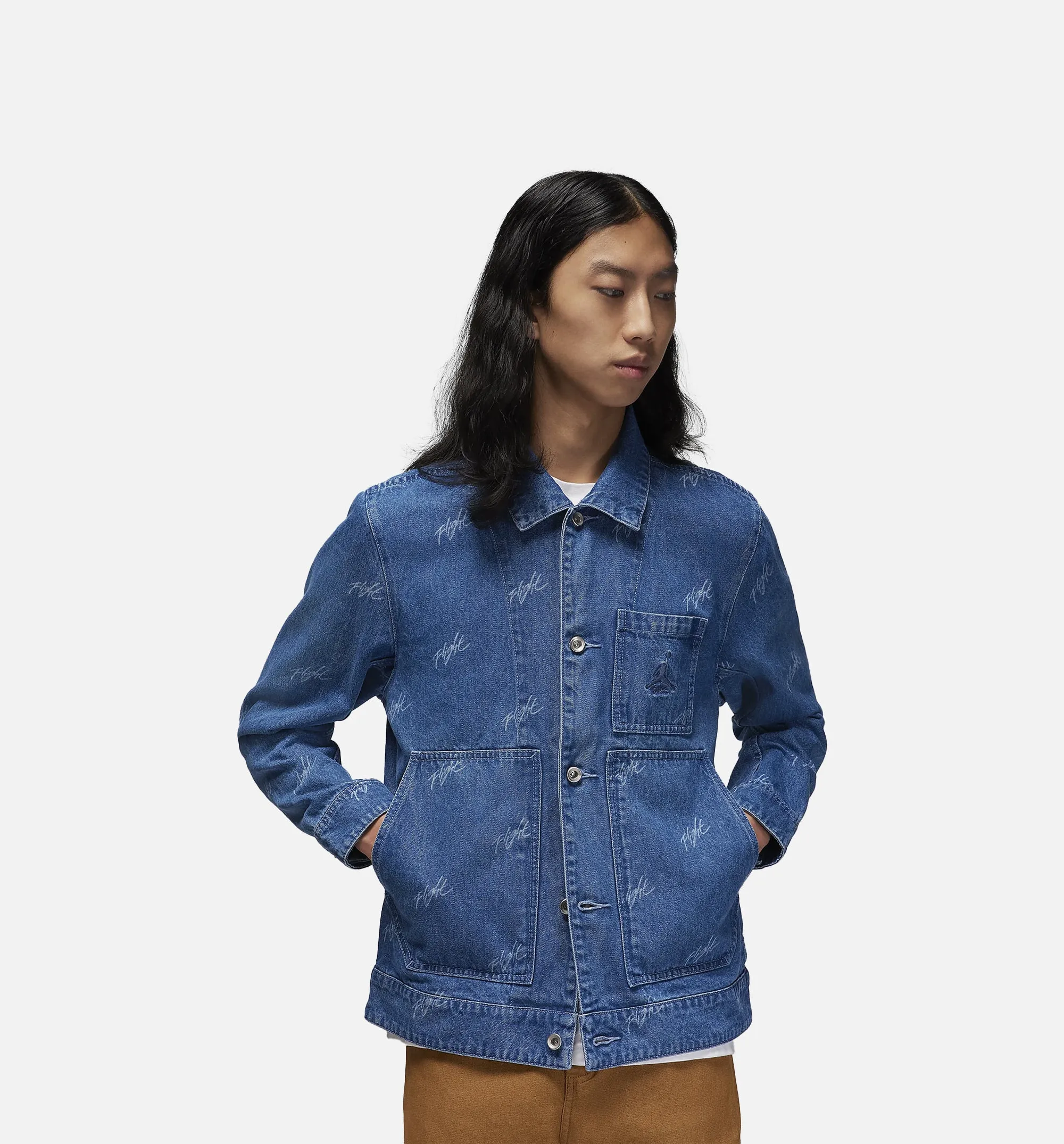 Flight Heritage Denim Mens Jacket - Blue