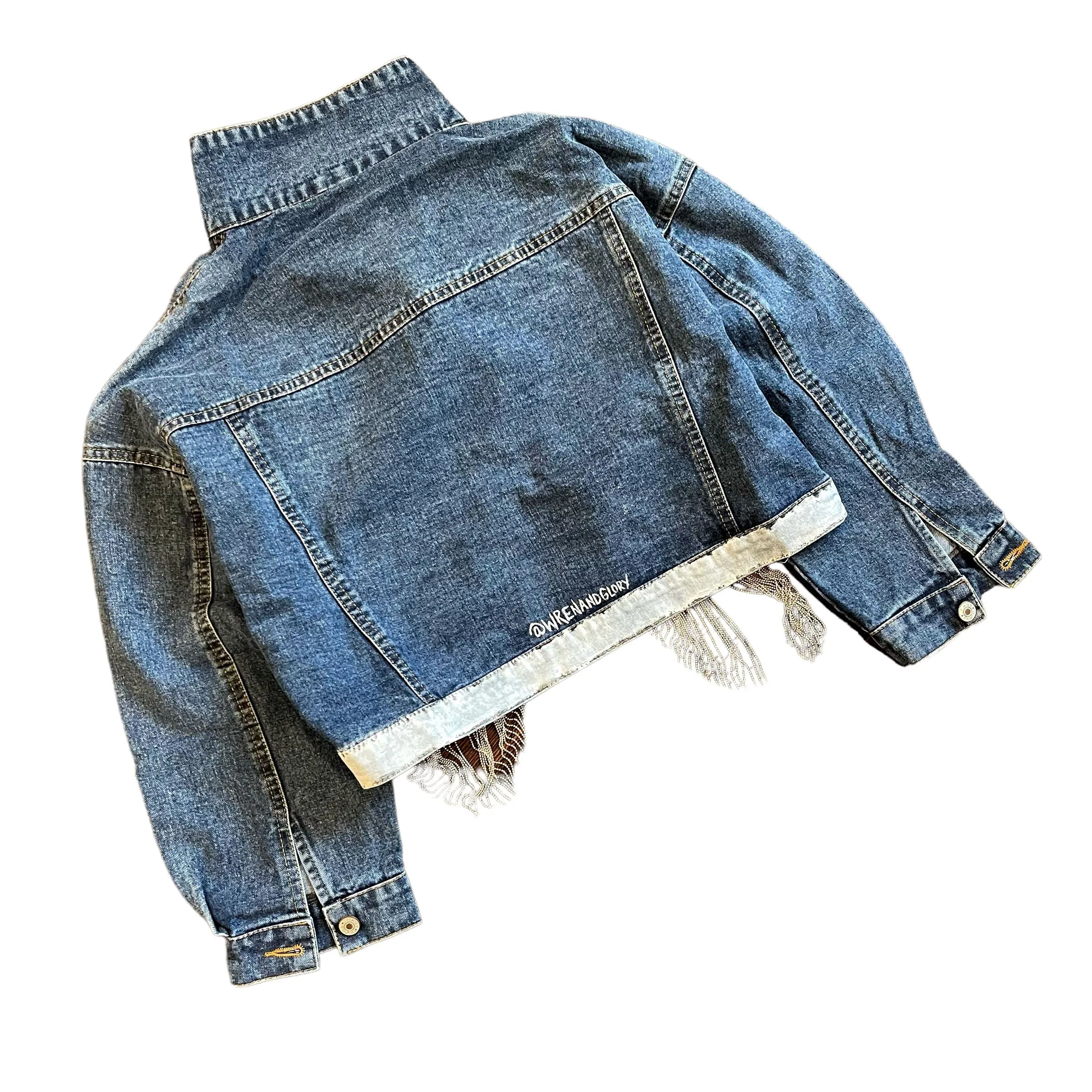 'Fringed And Beyond' Denim Jacket