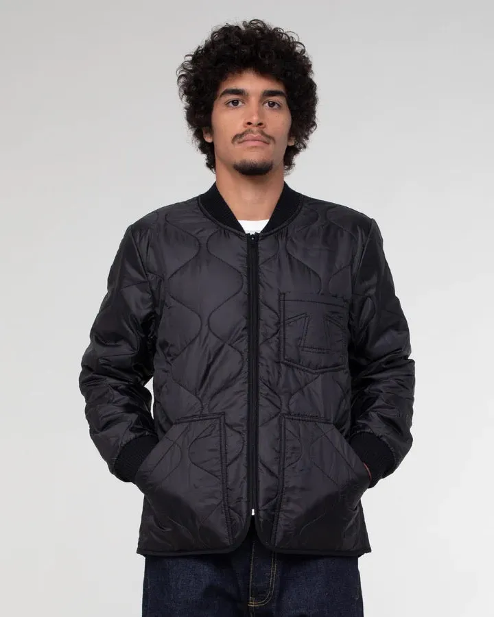 Frostbite jacket, QN Type 2, Quilted Nylon, Black