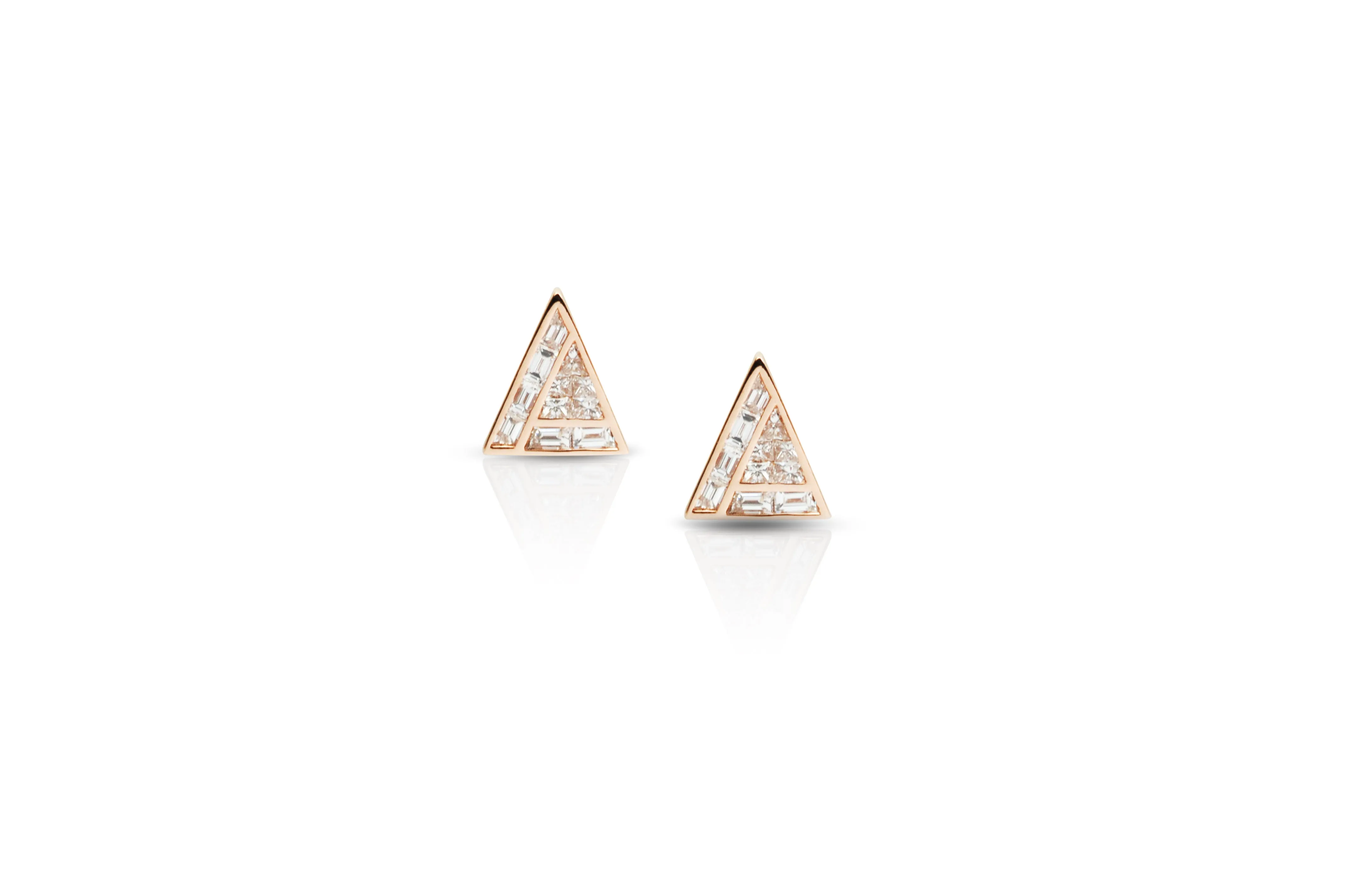 GeoArt Back to Basics Trillion Puzzle Fringe Earrings