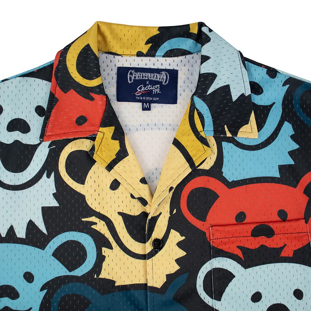 Grateful Dead | Mesh Button Down | Big Bears All Over