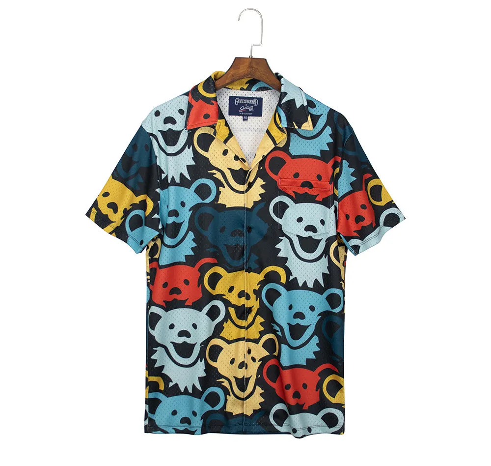 Grateful Dead | Mesh Button Down | Big Bears All Over