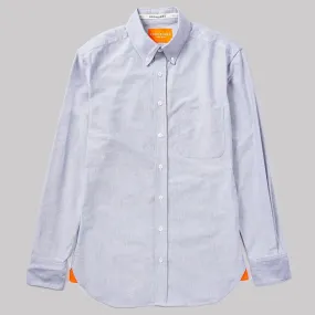 Grey Oxford Button Down Shirt