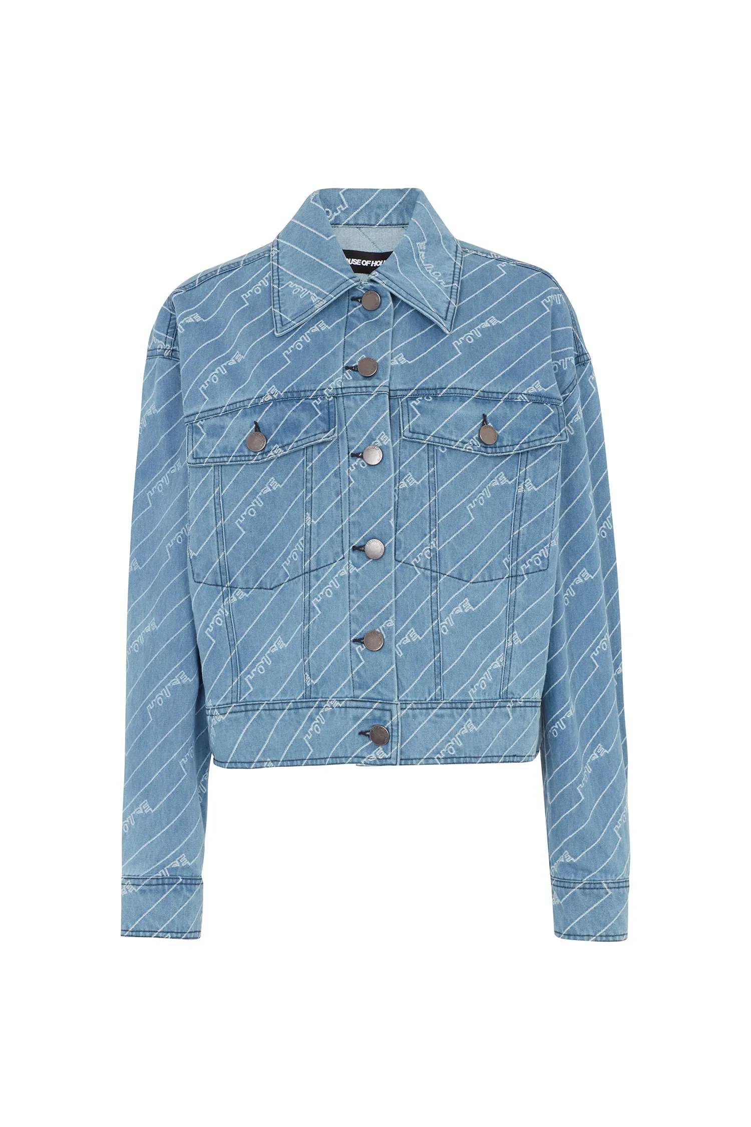 House of Holland Monogram Denim Jacket