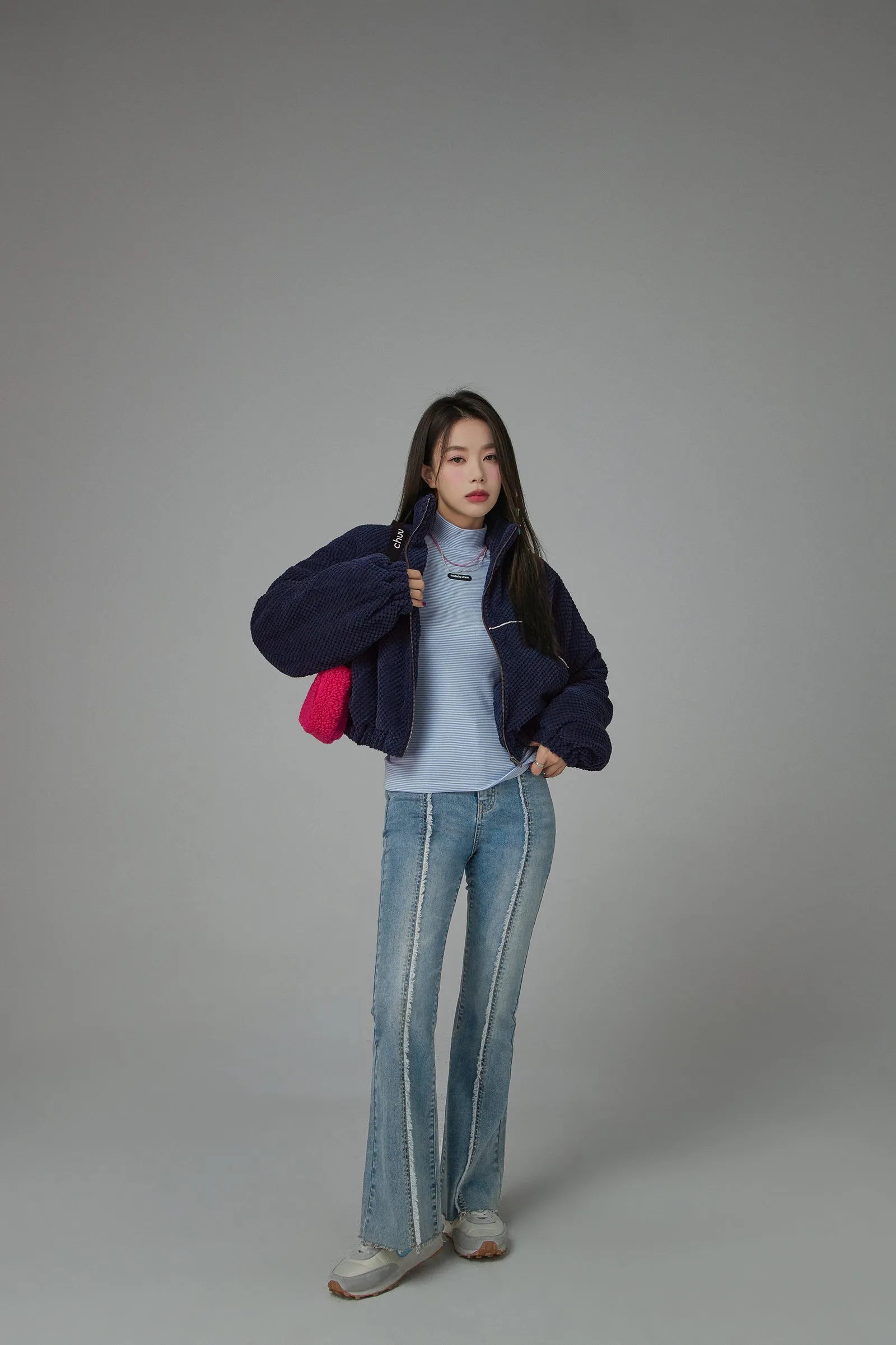 Im Doing Fine Zipper Jacket