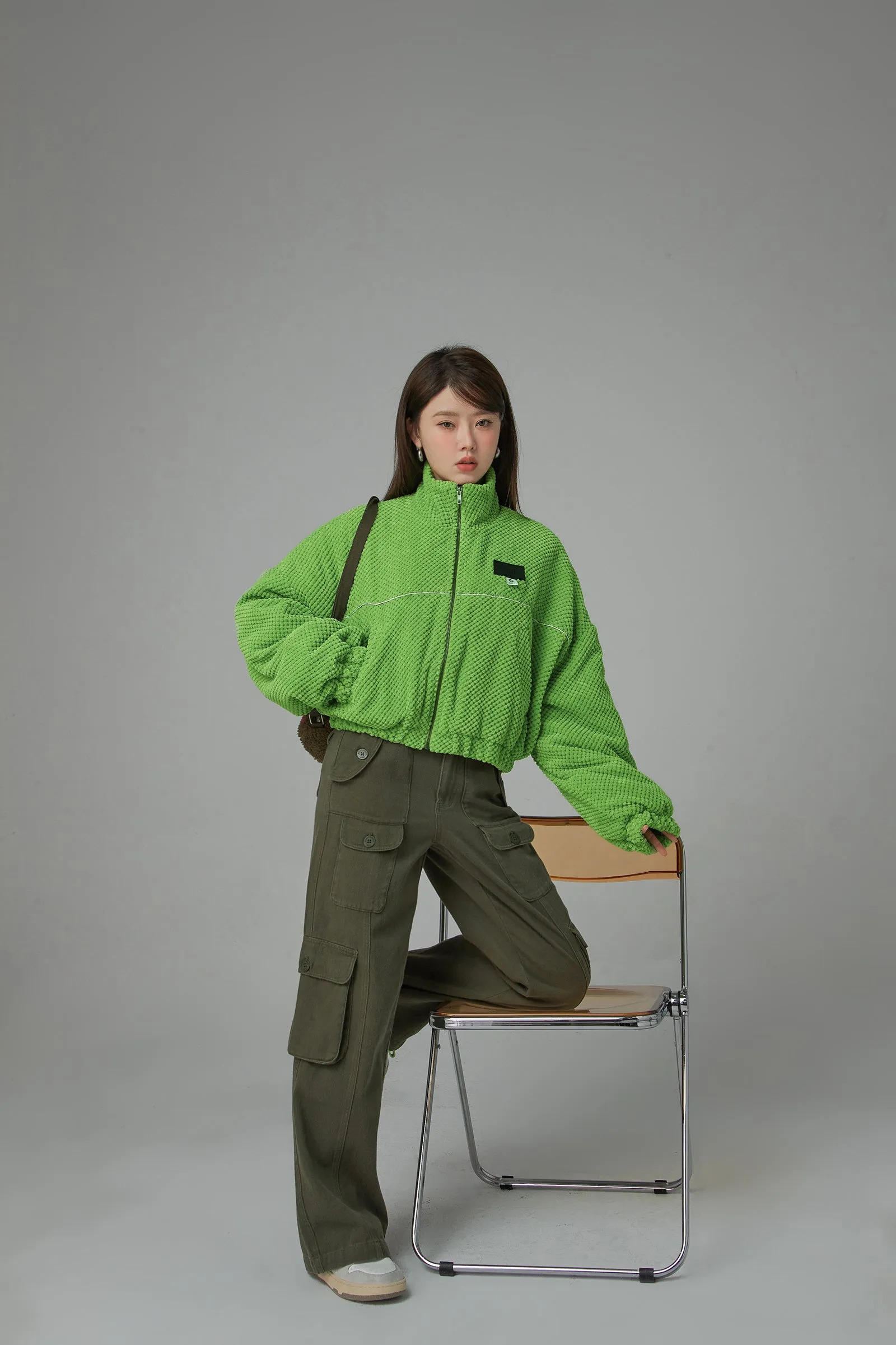 Im Doing Fine Zipper Jacket