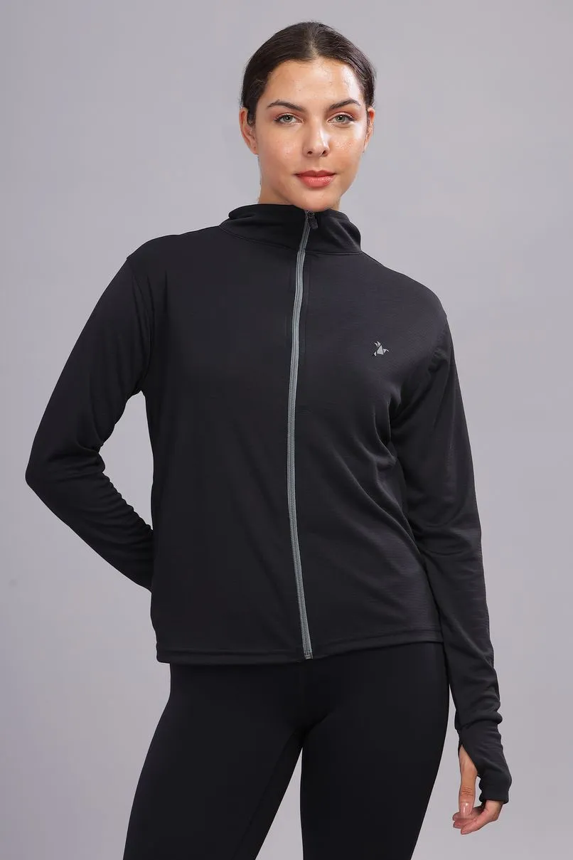 Jet Black - Women's Sunblock Jacket