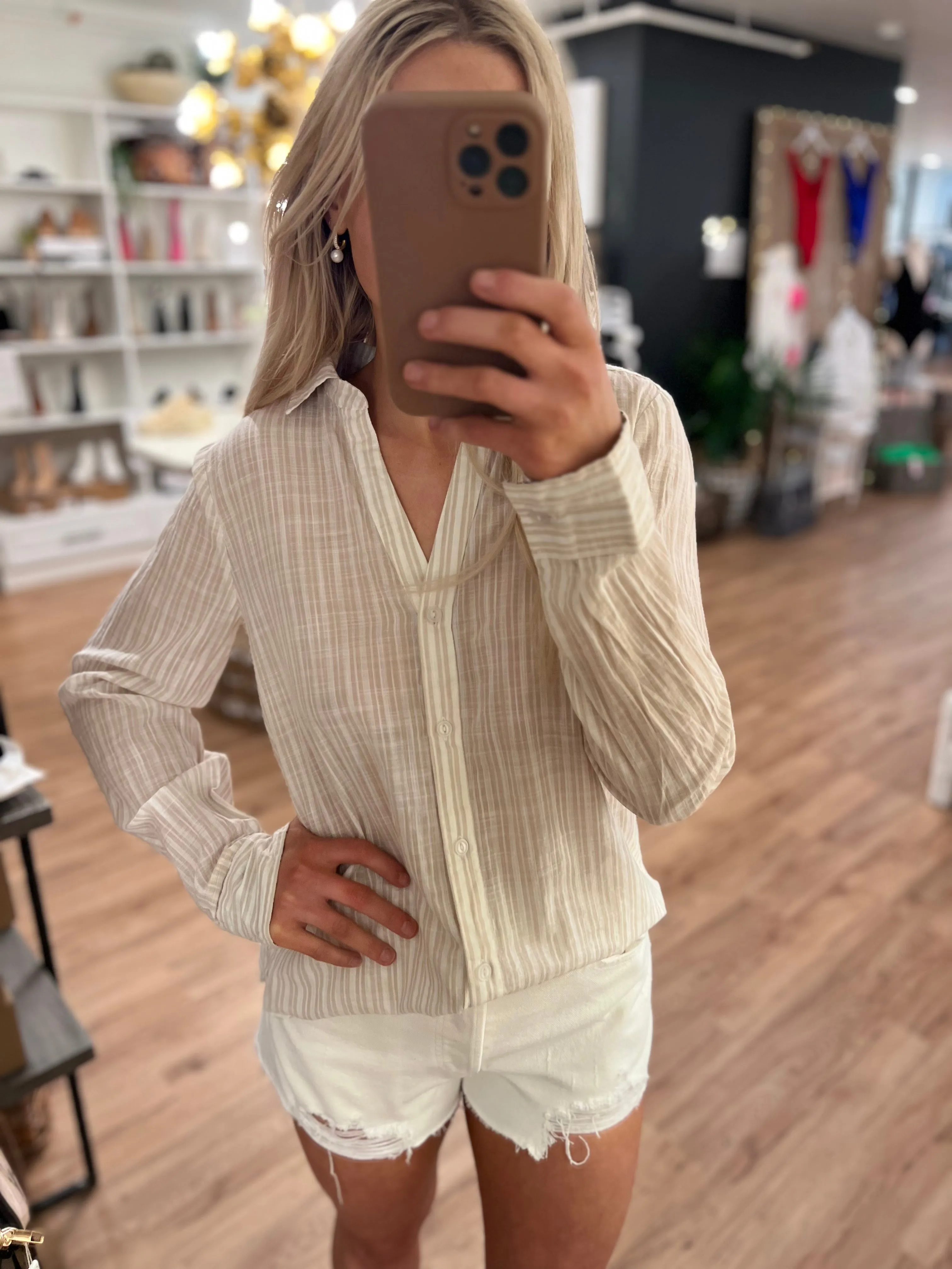 Joanna Button Down Shirt