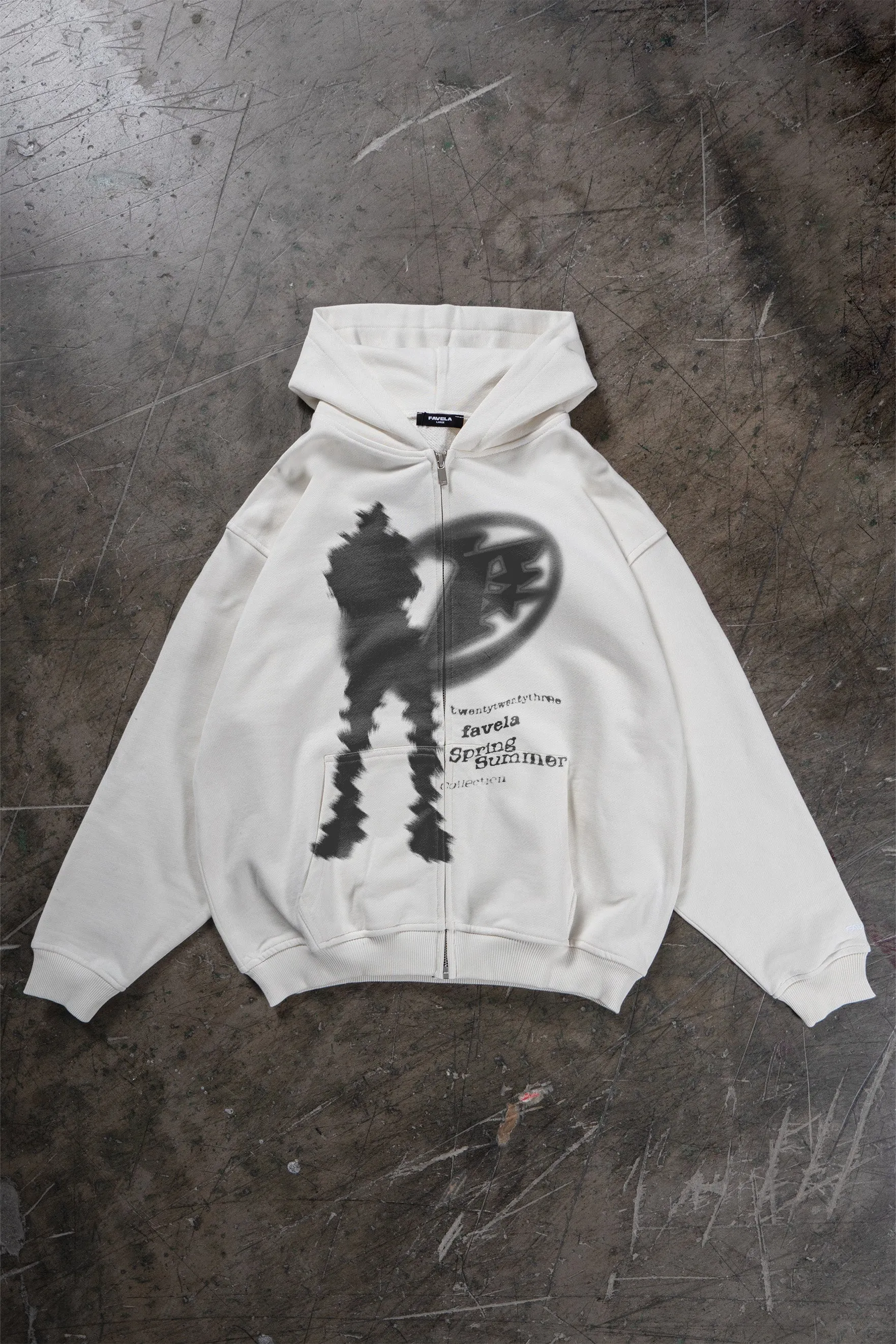 JSR VANILLA/OFF WHITE FRONTZIP