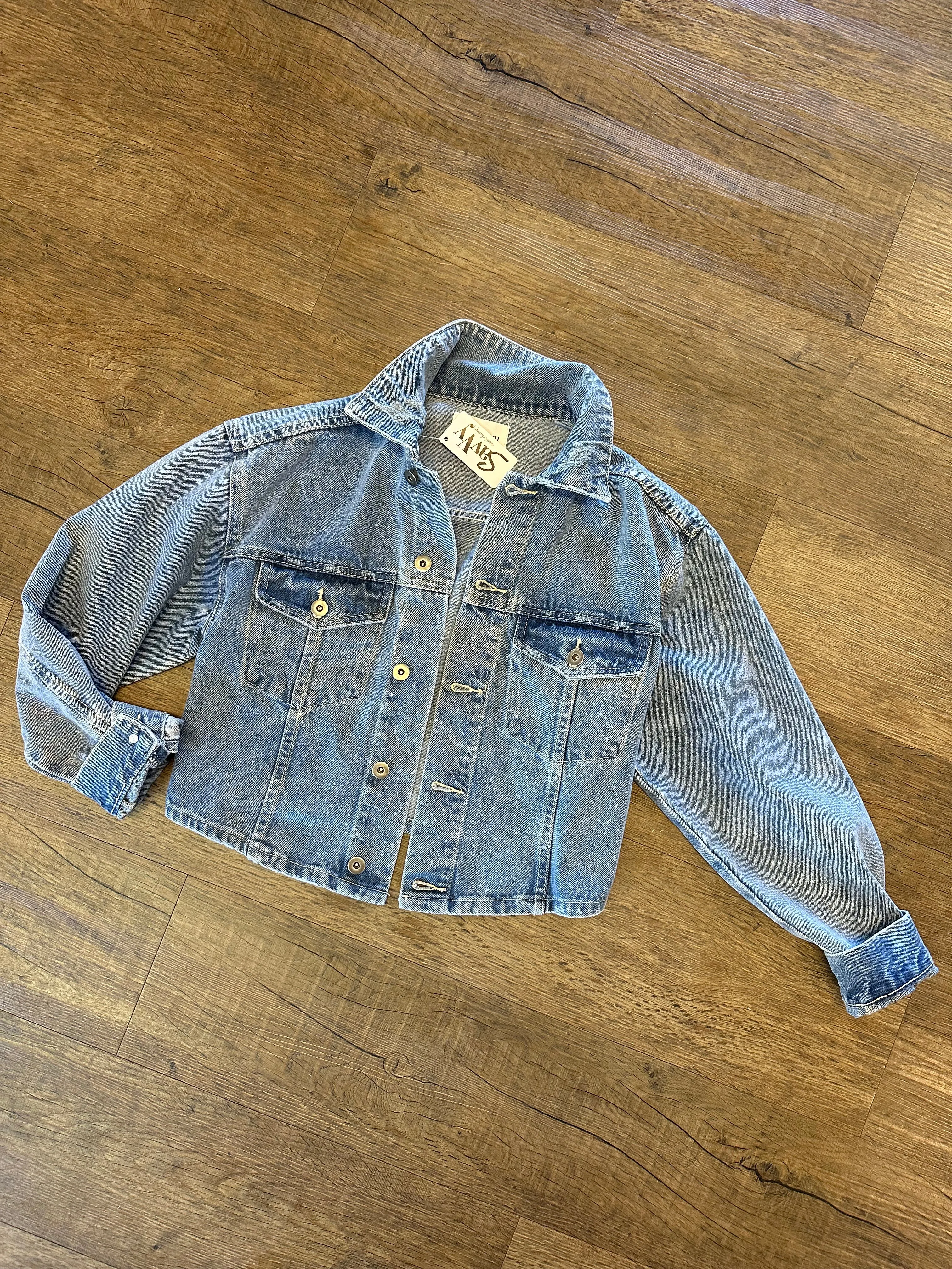 Kaela Jacket in denim by Heartloom