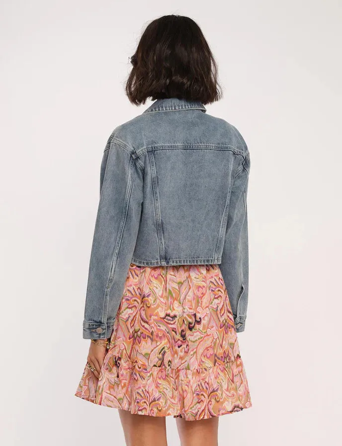 Kaela Jacket in denim by Heartloom