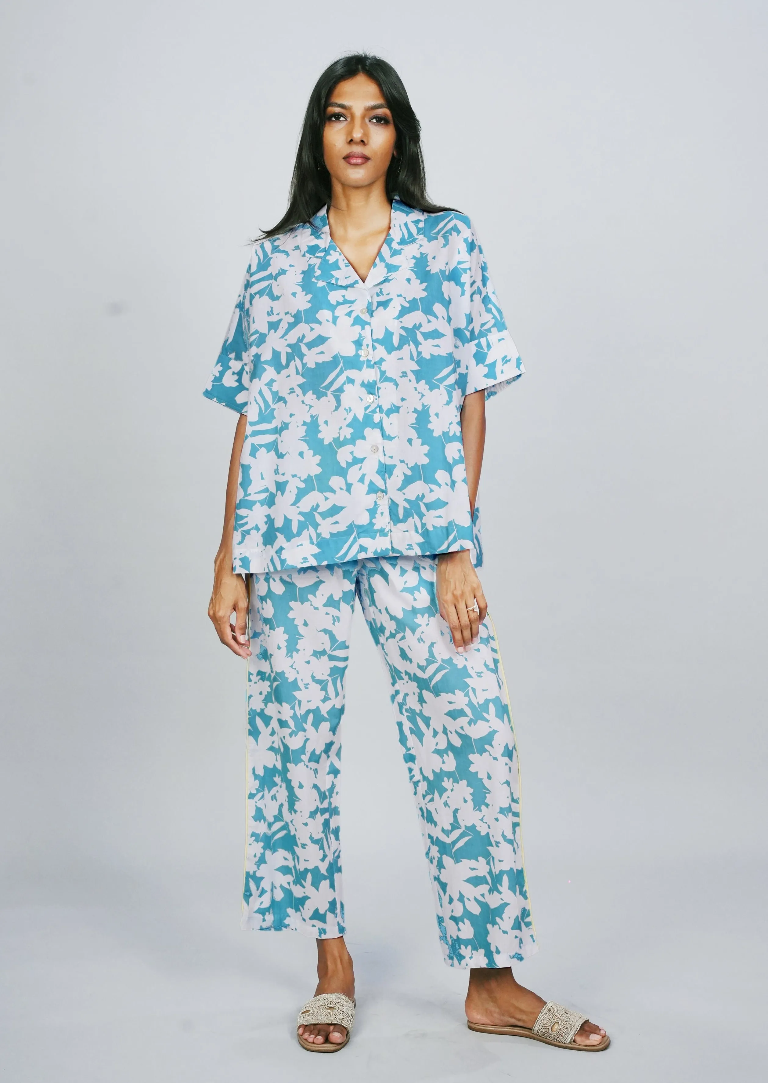 Kaia PJ Set - Ice Shadow Floral