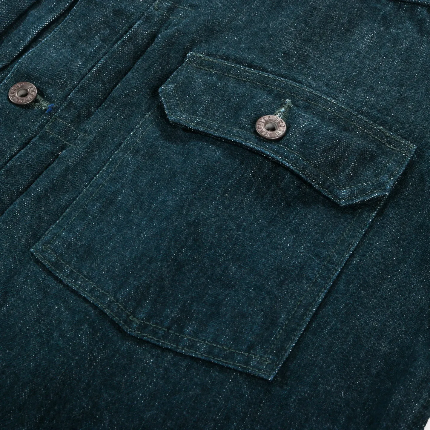 KAPITAL NO.4 PLANT DYE DENIM 1ST JACKET