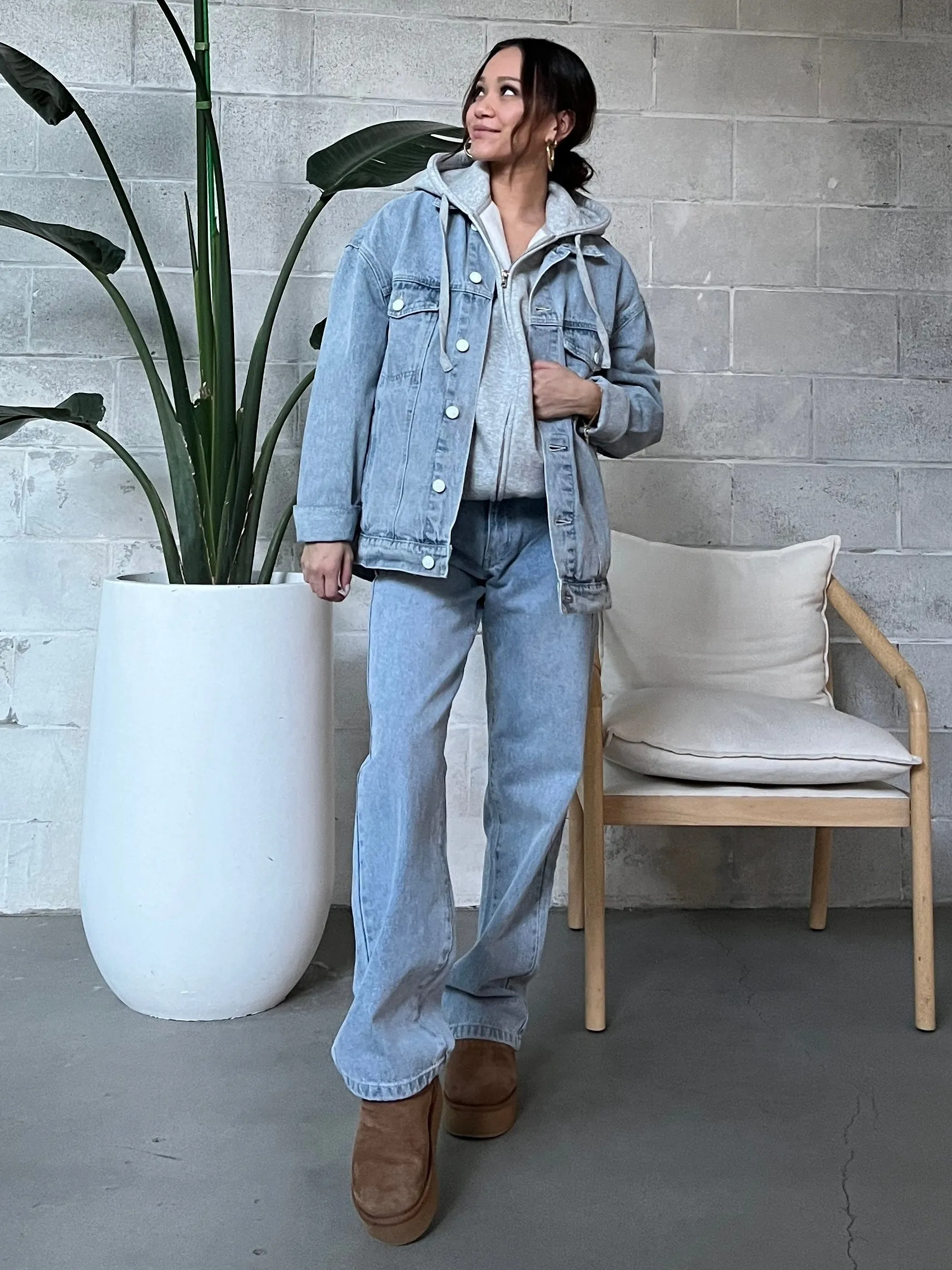 KUWALLA Oversized Denim Jacket