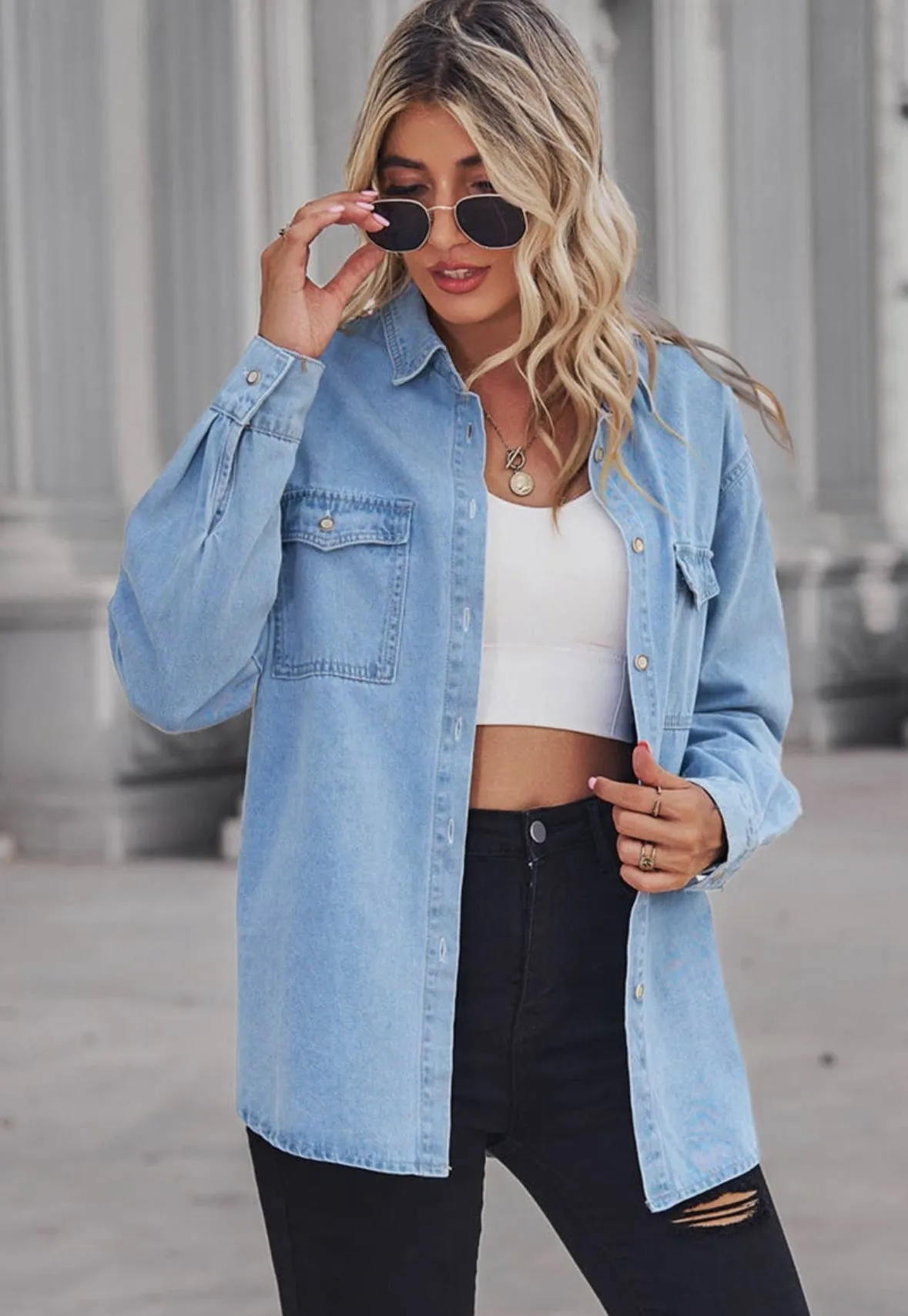 Let's Go Denim Shirt