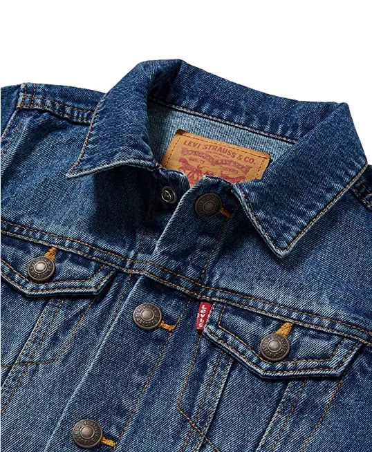 Levi's Kids boy's denim jacket LVB Trucked 9E2058 M8X LW bristol medium blue