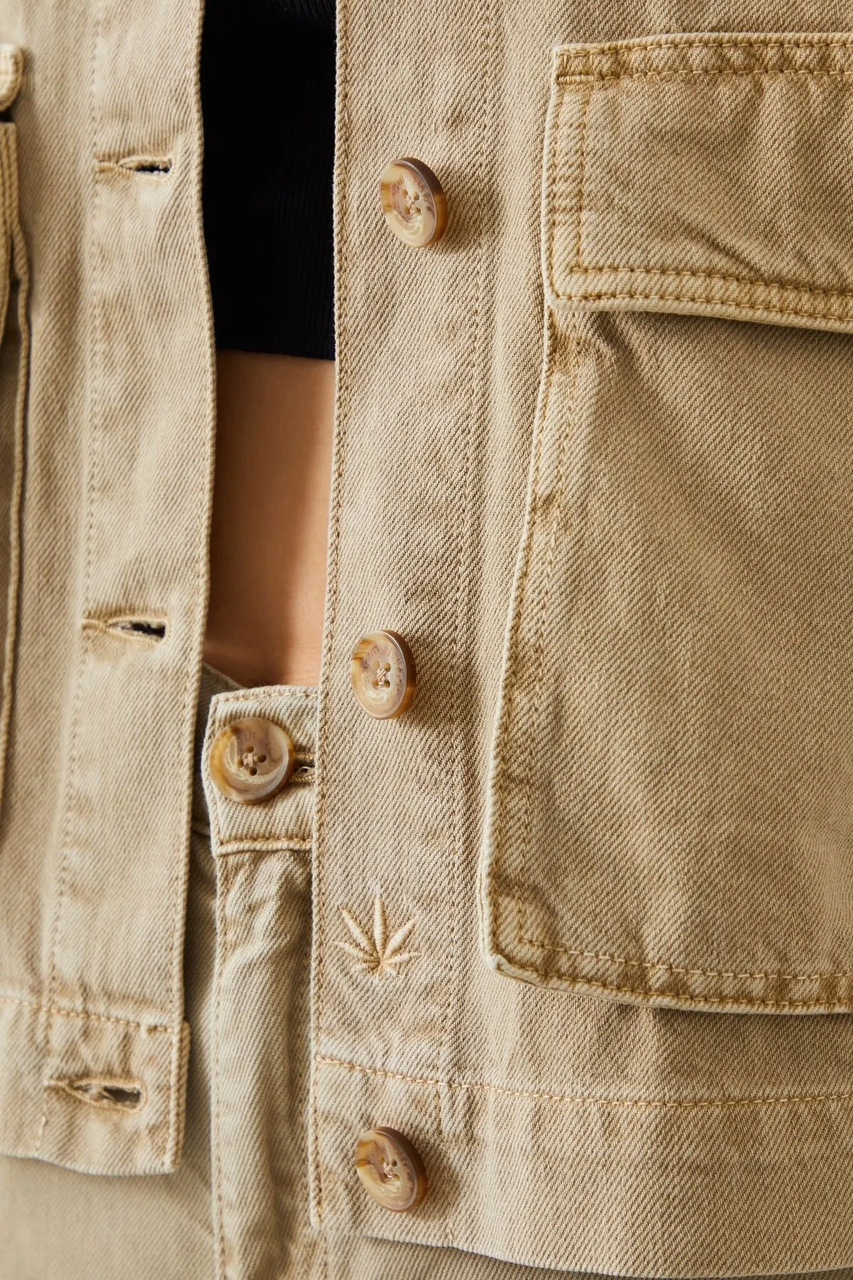 Lima Beige Women's Hemp Jacket