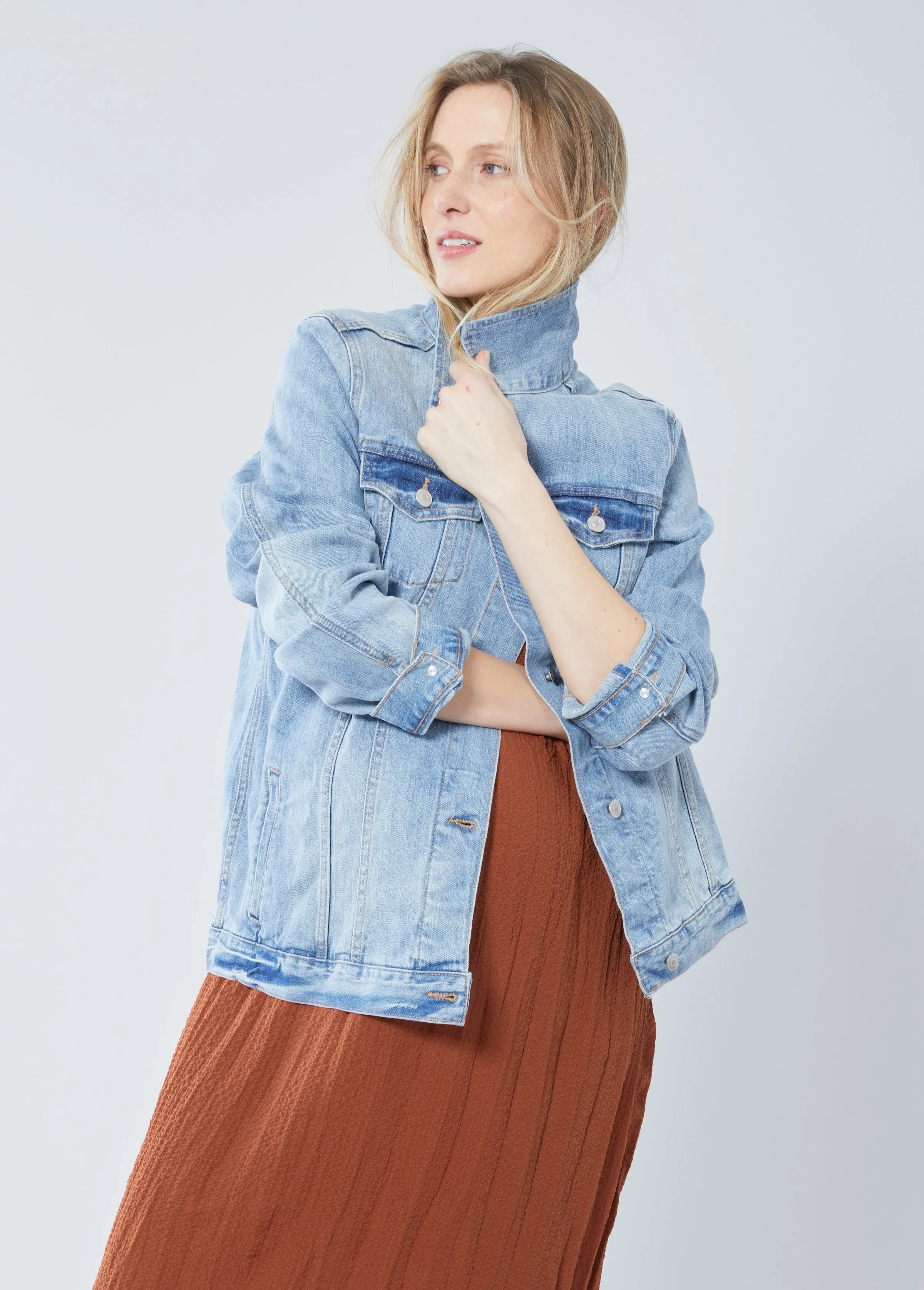 Mama Denim Maternity Jacket