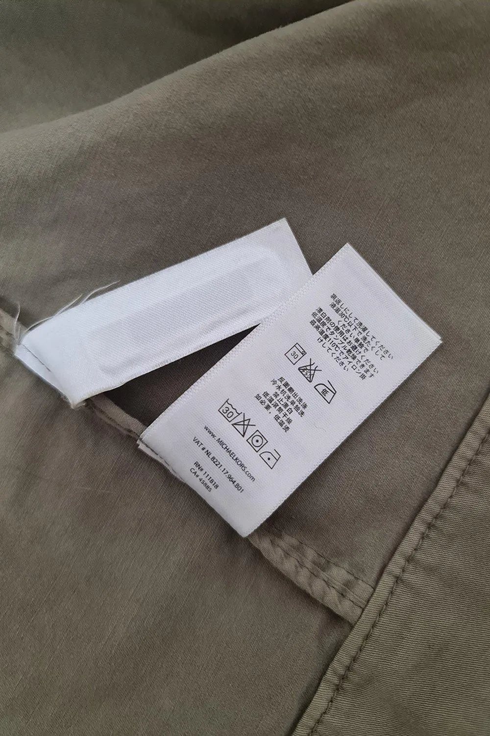 MICHAEL KORS Pale Green Denim Jacket (UK 8)