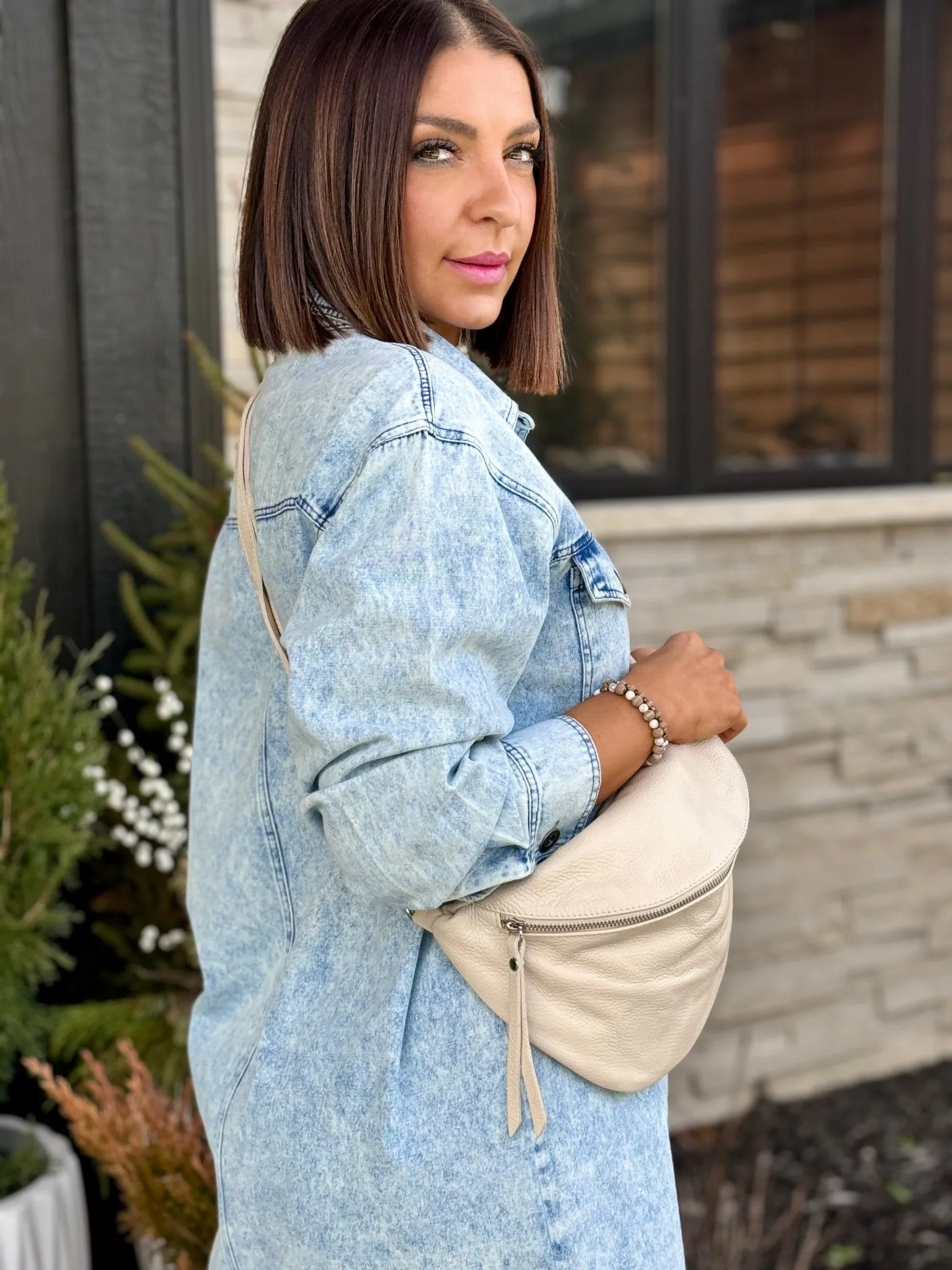 Milena Denim Shirt Dress