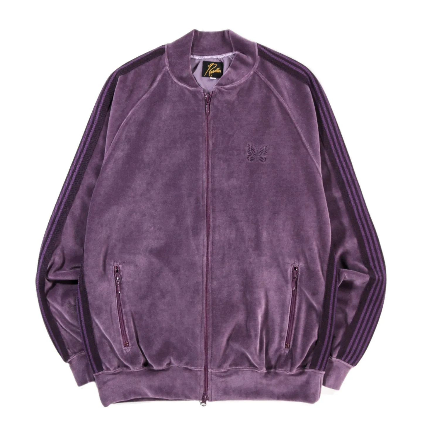 NEEDLES R.C. TRACK JACKET VELOUR PURPLE