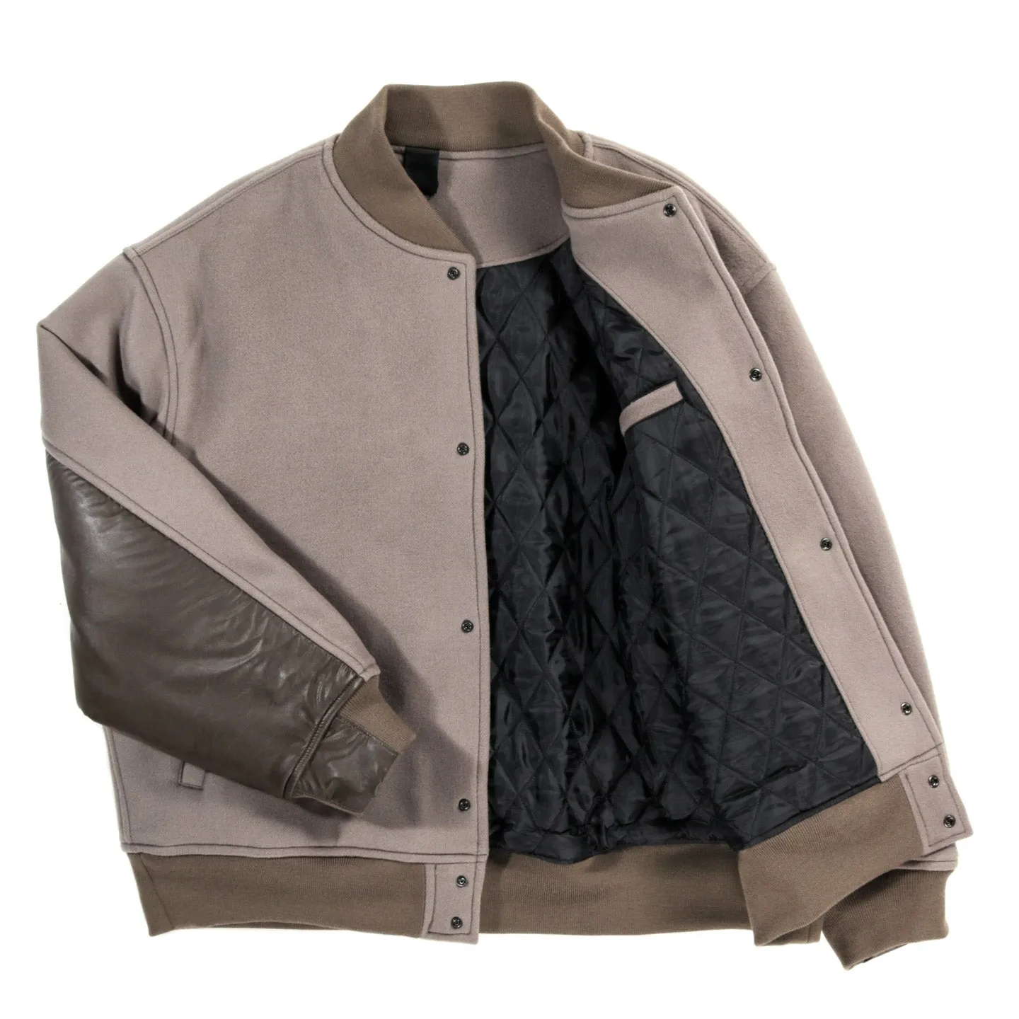 N.HOOLYWOOD 2232-BL10 VARSITY JACKET BEIGE