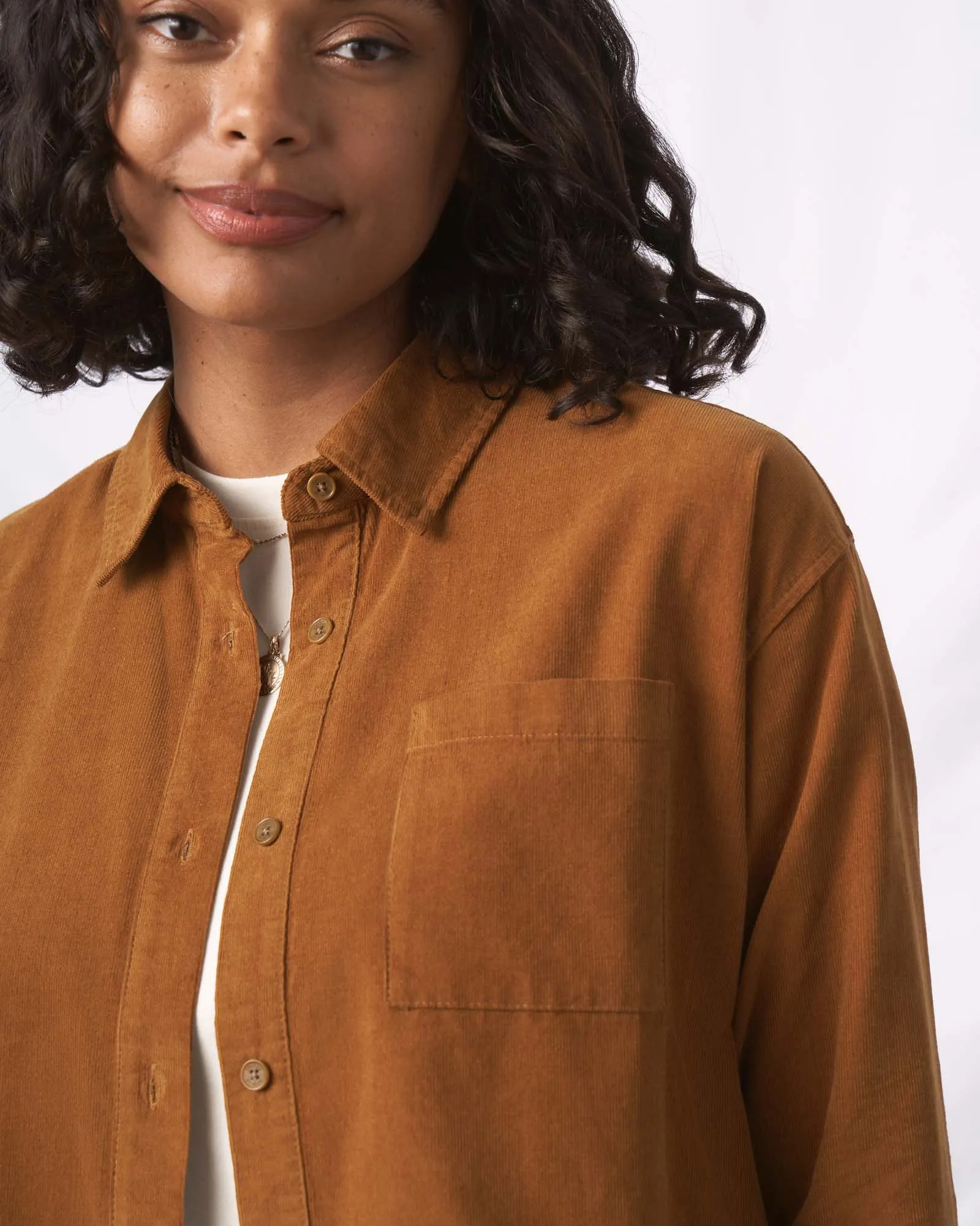 Organic Corduory Button Down