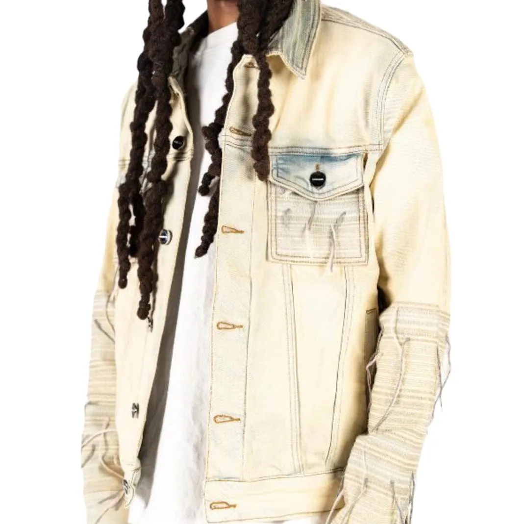 Pheelings Phree Spirit Denim Jacket (Light Blue/Sand)