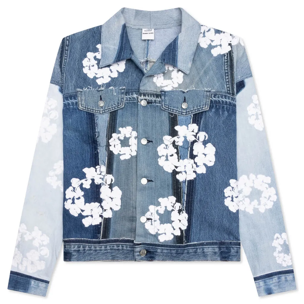 Readymade x Denim Tears CTN Wreath Track Jacket - Blue