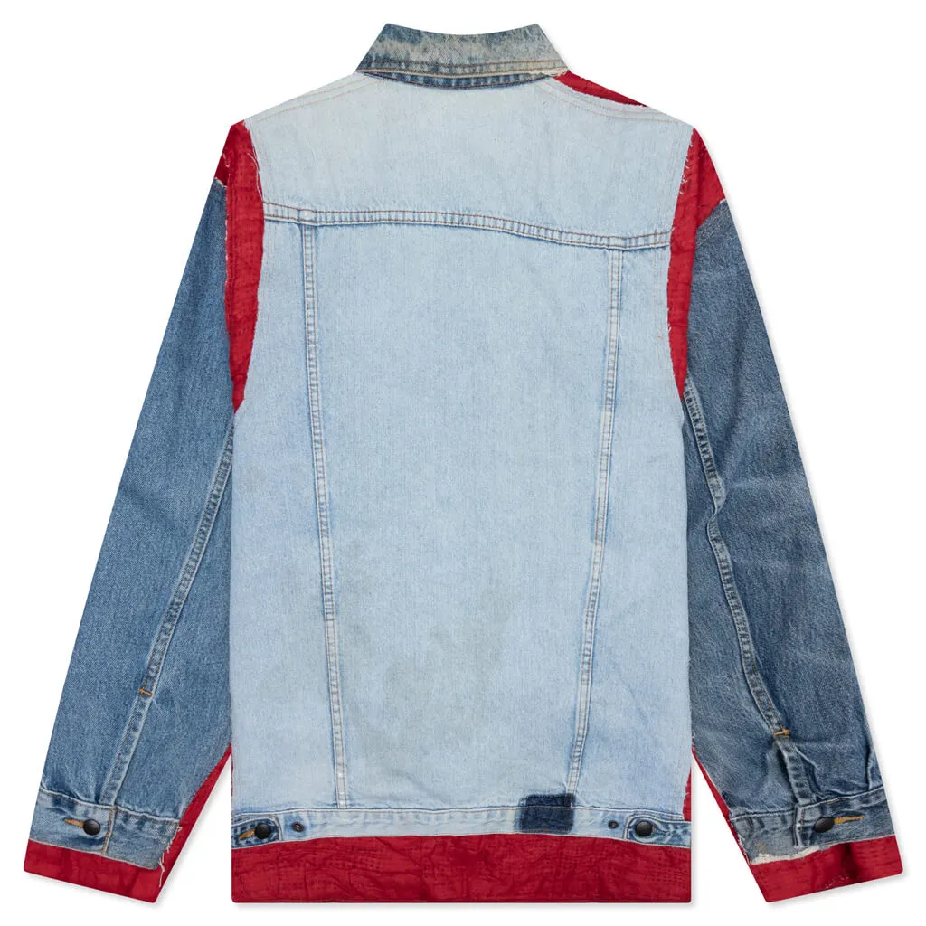 Rebuild by Covered Reversible Jacket Jean Jacket   Rug - Multi