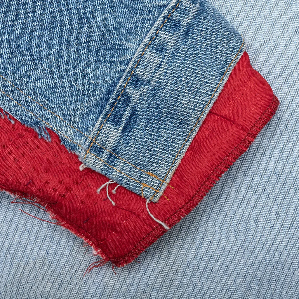 Rebuild by Covered Reversible Jacket Jean Jacket   Rug - Multi